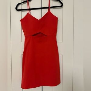 Zara red mini dress